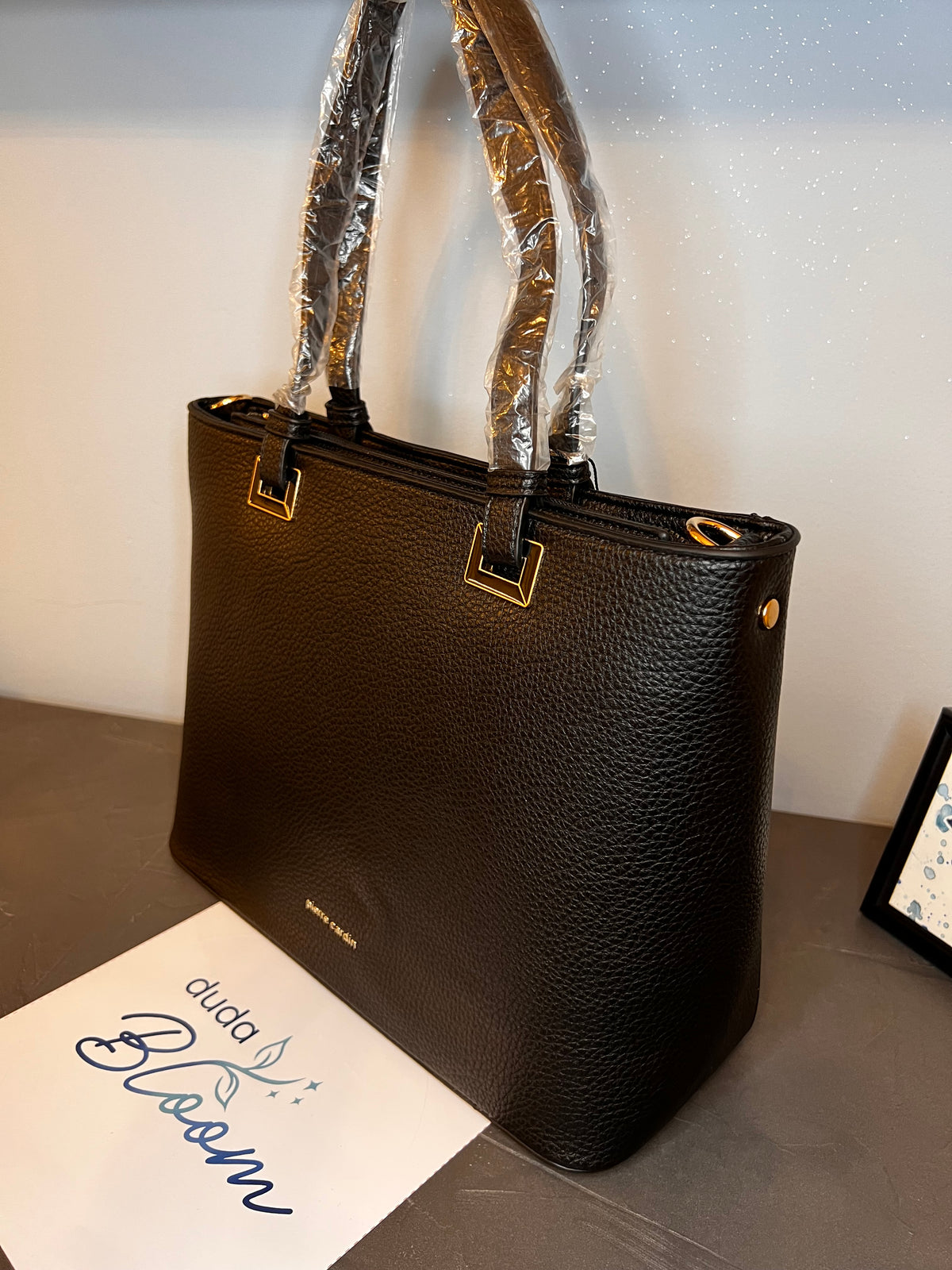 Borsa a tracolla Pierre Cardin nera