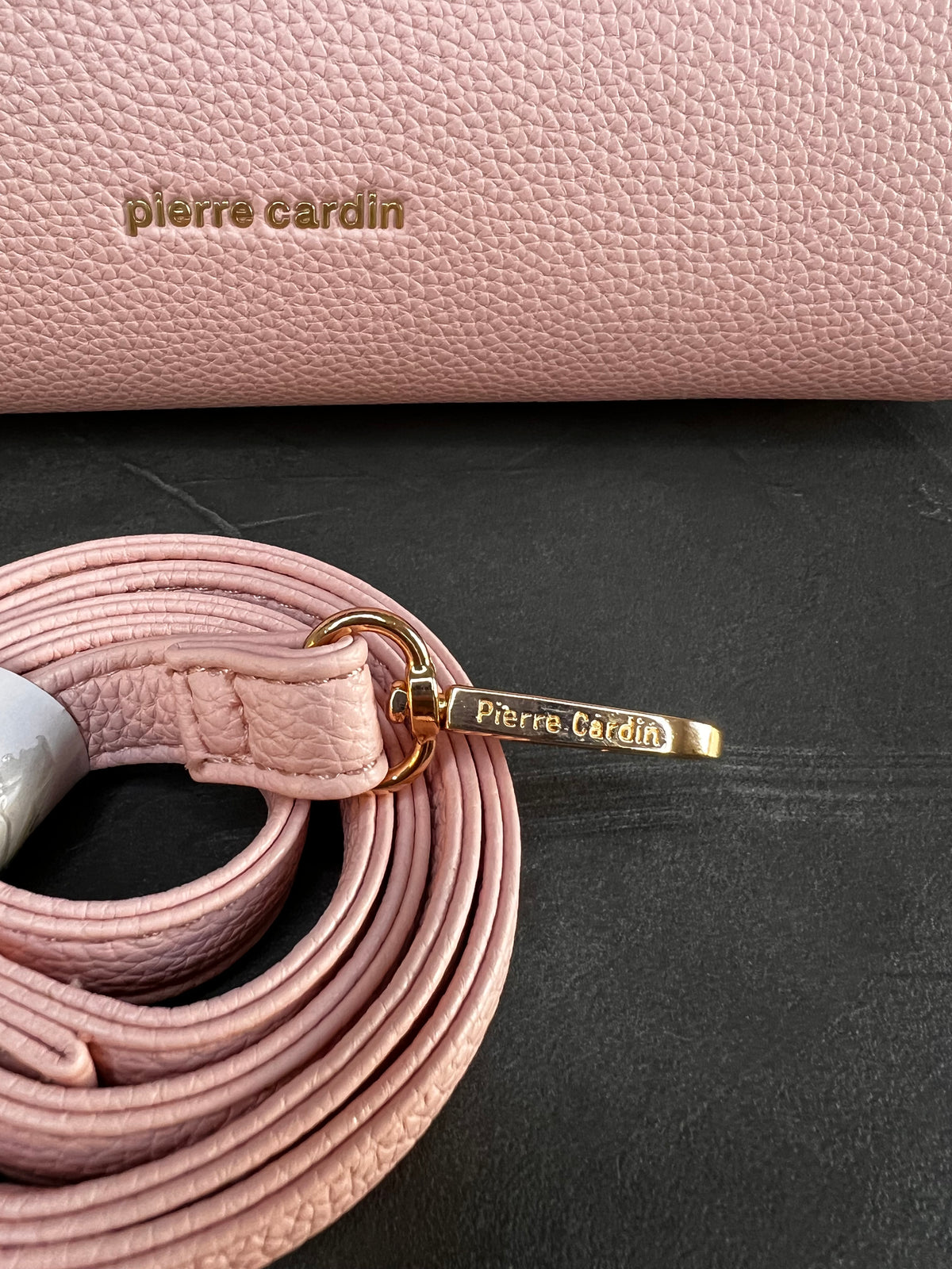 Borsa a tracolla Pierre Cardin rosa, interno