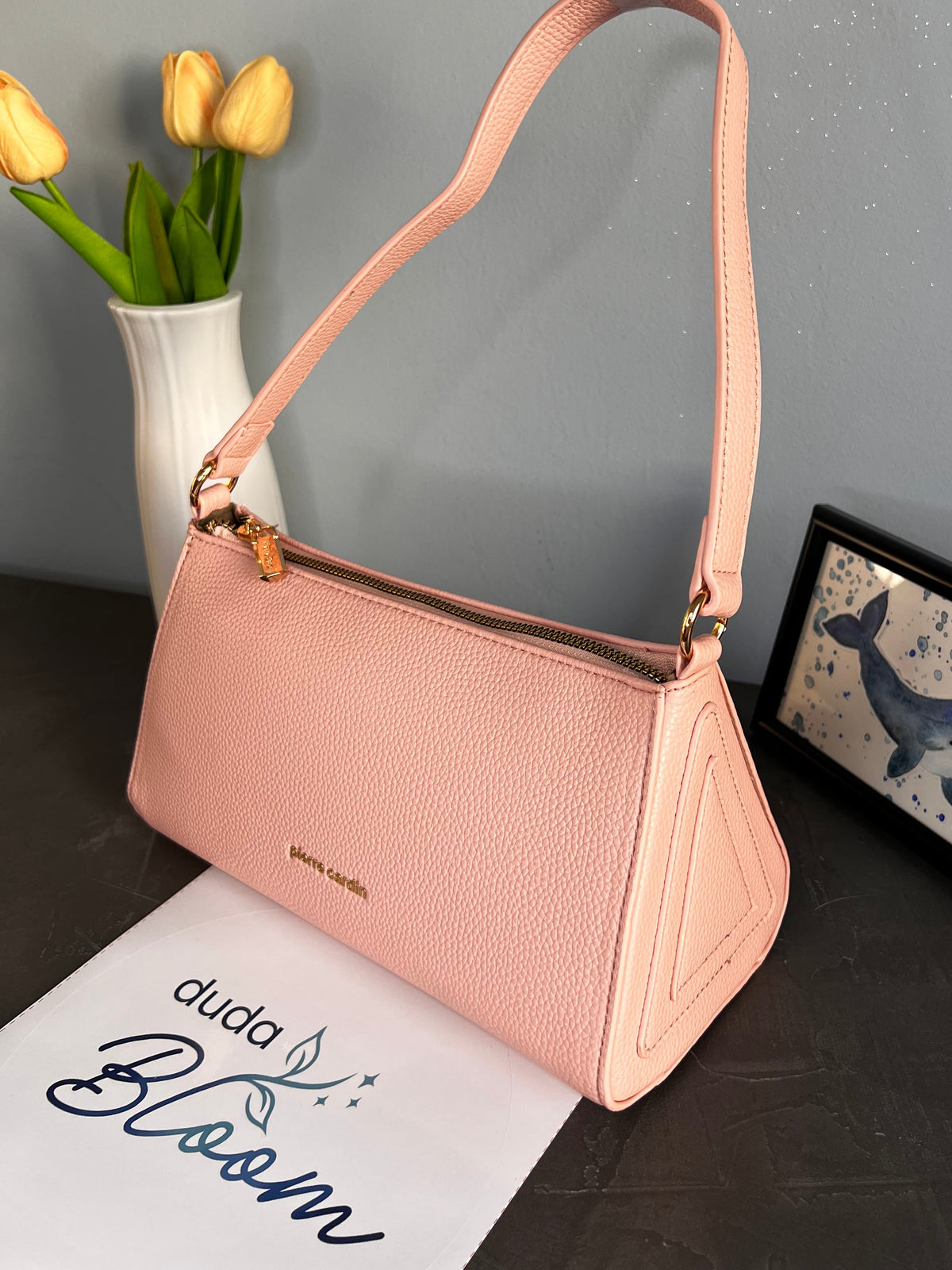 Borsa a tracolla Pierre Cardin rosa