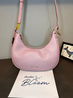 Borsa a tracolla piccola Pierre Cardin lilla